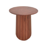 Tully dining table solid acacia wood walnut D50x75cm - Слика 2