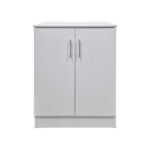 Shoe cabinet for 6 pairs of shows Souken white 60x40x80cm - Image 5