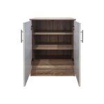 Shoe cabinet for 6 pairs of shows Souken white-sonoma 60x40x80cm - Слика 3