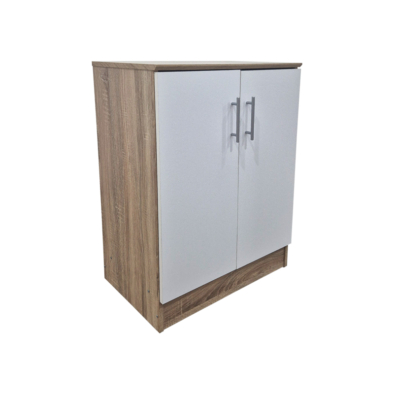 383-000215 Shoe cabinet for 6 pairs of shows Souken white-sonoma 60x40x80cm - Слика 1