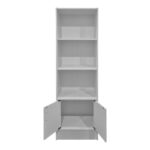 Tekaro bookcase white 57x33x180cm - Image 2