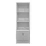 Tekaro bookcase white 57x33x180cm - Image 3