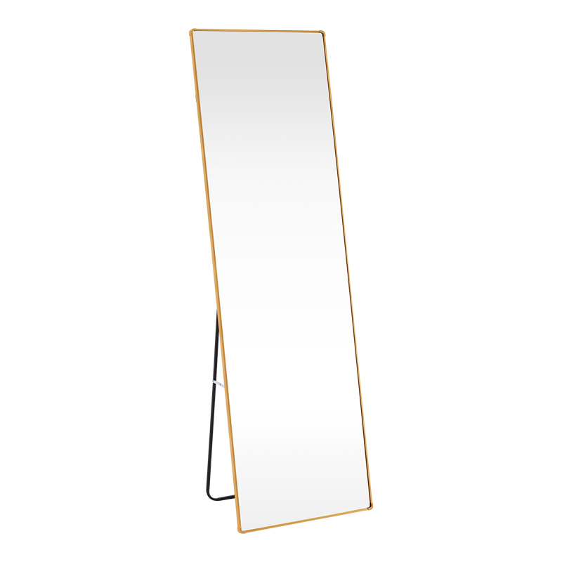 384-000016 Moira mirror gold aluminum 50x28x160cm - Image 1