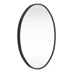 Nelia mirror black aluminum 40x0.3x60cm