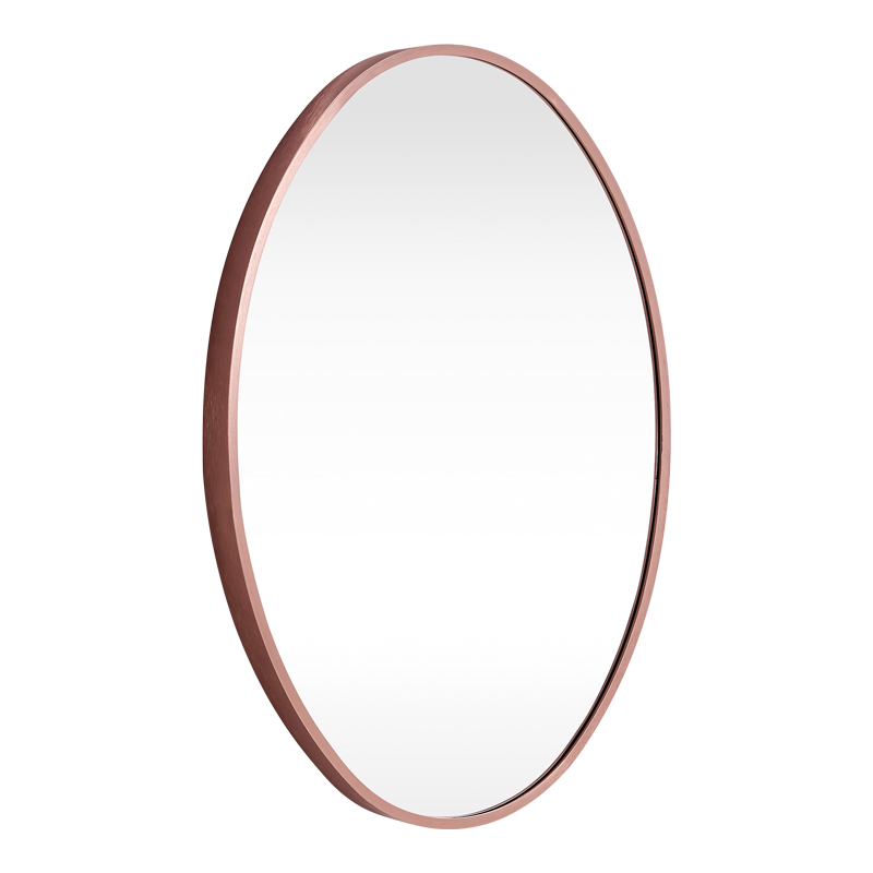 384-000024 Nelia mirror rose gold aluminum 40x0.3x60cm - Image 1