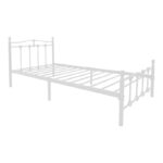 Wotso metal bed white 90x190cm - Image 2
