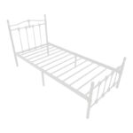 Wotso metal bed white 90x190cm - Image 3