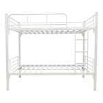 Belit metal bunk bed white 90x190cm - Image 3