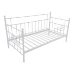 Routha sofa bed, white metal, 90x190cm - Image 2