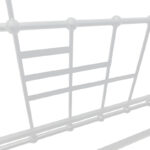 Routha sofa bed, white metal, 90x190cm - Image 5