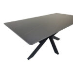 Table Bethan sintered stone-metal black marble look-black 160x80x75cm - Слика 4