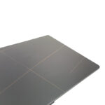Table Bethan sintered stone-metal black marble look-black 160x80x75cm - Слика 5