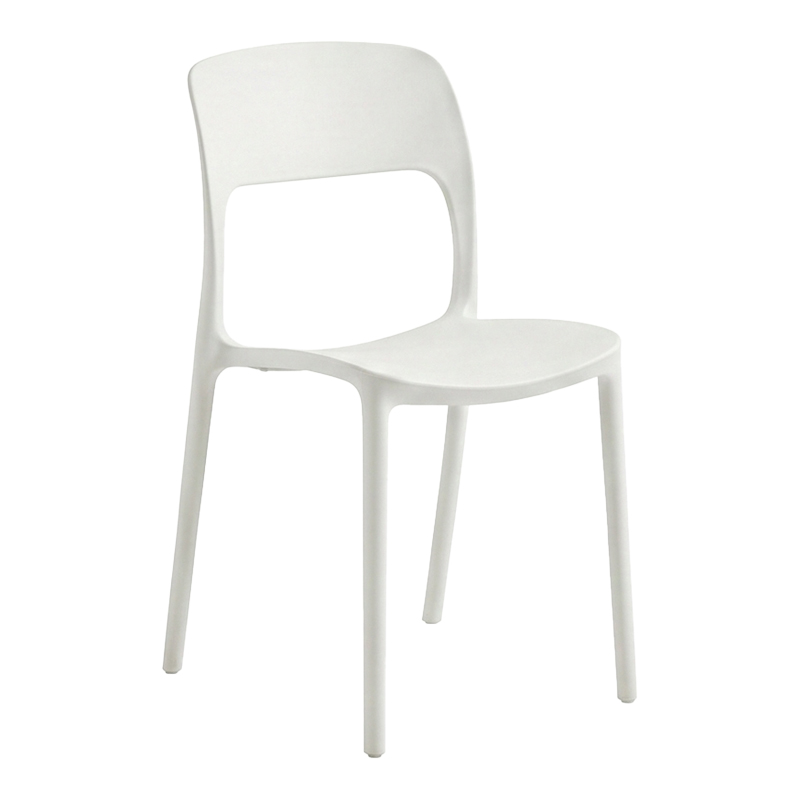 392-000014 Zanna stackable chair pp white 40x53x78cm - Слика 1