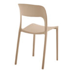 Zanna stackable chair pp cappuccino 40x53x78cm - Image 2