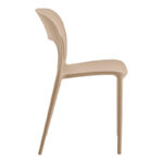 Zanna stackable chair pp cappuccino 40x53x78cm - Image 3