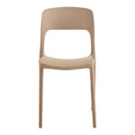 Zanna stackable chair pp cappuccino 40x53x78cm - Image 4