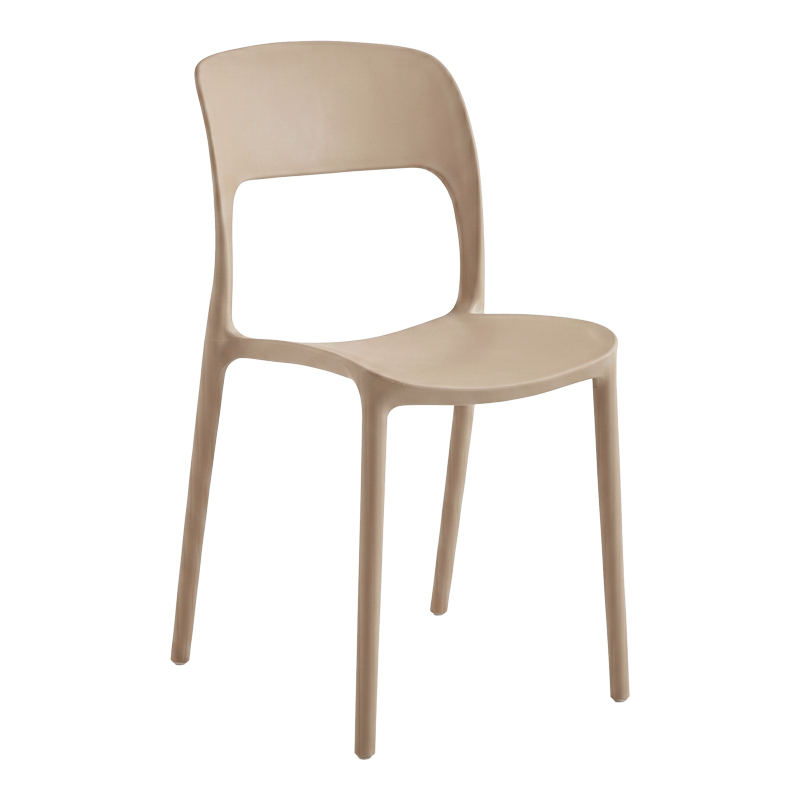 392-000015 Zanna stackable chair pp cappuccino 40x53x78cm - Image 1