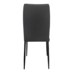 Wedena chair anthracite-black fabric metal legs 46x50x94cm - Image 4