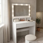 Dressing table Vanity with led white 80x40x140cm
