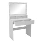 Dressing table Vanity with led white 80x40x140cm - Image 3