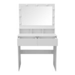 Dressing table Vanity with led white 80x40x140cm - Image 5
