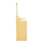Dressing table Virna with led in natural color 80x40x145cm - Image 6