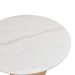 Sikulu oak MDF with ceramic surface in white marble look D80x40cm - Слика 4