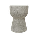 Side table Efria ecru MGO D33x46cm - Image 2