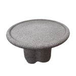Coffee table Magnia grey MGO D70x40cm - Image 3