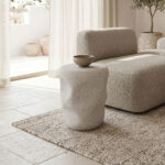 Side table Ardin white MGO D39.5x49.5cm