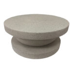 Coffee table Cerba ecru MGO D70x30cm - Image 2