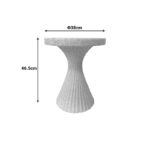 Side table Nome white MGO D38x46.5cm - Слика 3
