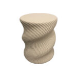 Side table Rinda cream MGO D33x40cm - Image 2