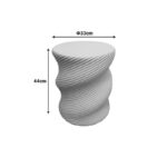 Side table Rinda ecru MGO D33x40cm - Слика 3