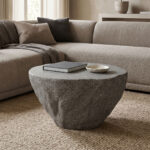 Coffee table Delion grey MGO 65x46.5x41cm