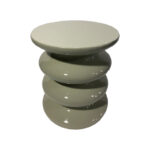 Side table Jonne white MGO D40x46cm - Слика 2