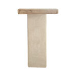 Console table Marila fir wood-mdf in natural-white color 100x38x80cm - Image 3