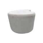 Coffee table Fedris mdf white 80x70x34cm - Слика 4