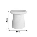 Coffee table Herona mdf white D50x48cm - Слика 3