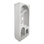 Bookcase Boolten mdf white 80x38x190cm - Слика 2