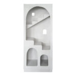 Bookcase Boolten mdf white 80x38x190cm - Слика 3