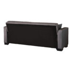 3-seater sofabed Vox with storage space anthracite fabric 210x84x83cm - Слика 6
