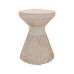 Vartio MGO cream side table D49x66cm - Слика 2