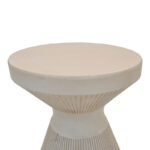 Vartio MGO cream side table D49x66cm - Слика 3