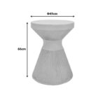 Vartio MGO cream side table D49x66cm - Слика 5