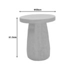 Morena MGO cream side table D50x61.5cm - Слика 5