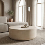 Ingendo MGO cream coffee table D90x34cm
