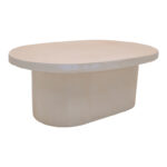 Coffee table Vooge MGO cream 100x64x39cm - Image 2