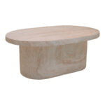 Coffee table Vooge MGO travertine look 100x64x39cm - Слика 2