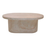 Coffee table Vooge MGO travertine look 100x64x39cm - Слика 3